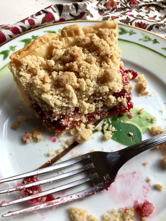 Cranberry Cheesecake Crumble Pie (Full)